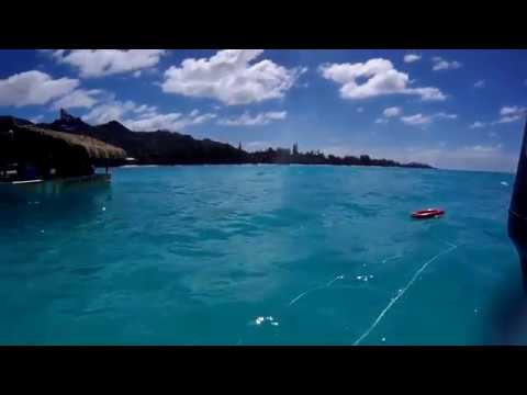 Above and below water, Rarotonga